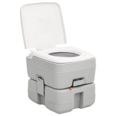 Vidaxl Prenosná kempingová toaleta s nádržou