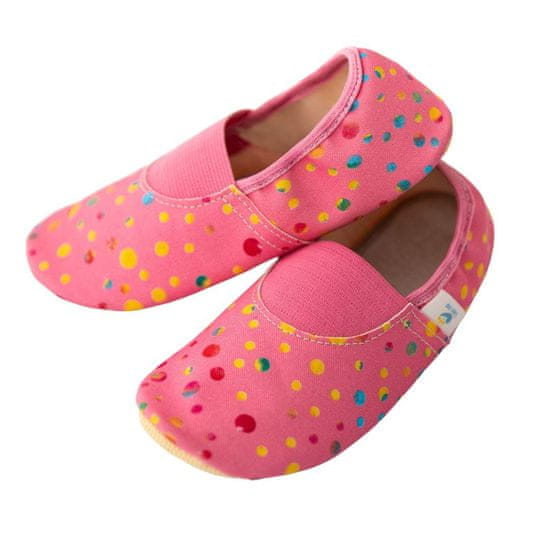 Copa cop Dievčenské textilné papuče - Ružové