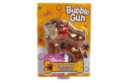 Lean-toys Pištoľ na mydlové bubliny Bulldog dog