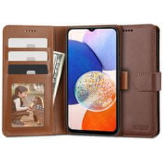 Tech-protect Wallet knižkové puzdro na Samsung Galaxy A14 4G / 5G, hnedé