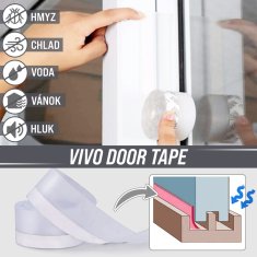 VivoVita Vivo Door Tape – Ochranná páska na okná a dvere (5 m)
