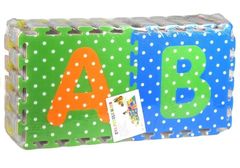 Lean-toys Abeceda a čísla Farebné penové puzzle 36 kusov