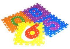Lean-toys Abeceda a čísla Farebné penové puzzle 36 kusov