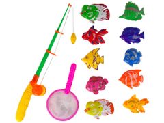 Lean-toys Ryba chytanie prút ručné hry Set