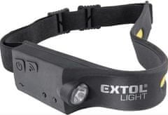 Extol Light Čelovka (43186) nabíjateľná 350lm, COB + XPE LED, 1,2Ah Li-pol