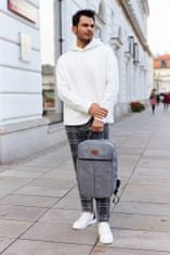 Peterson Priestranný cestovný batoh s výsuvným držiakom na kufor
