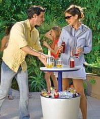 KETER Záhradný rozkladací stolík Cool Bar krémovo - hnedý 610341