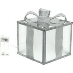 Retlux RXL 459 Vianočná dekorácia s LED - darček 20 cm, teplá biela 50005649