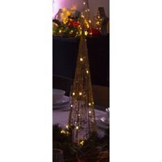 Retlux RXL 328 Vianočná dekorácia - kužeľ 20 LED 60cm, teplá biela 50003923
