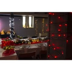 Retlux RXL 307 Vianočná reťaz jednofarebná 150 LED 15+5m, červená 50003547