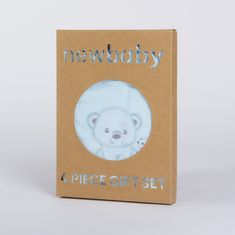 NEW BABY Dojčenská súprava do pôrodnice Sweet Bear modrá 62 (3-6m) Modrá