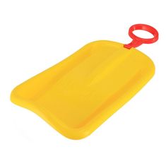 Baby Mix Sánkovací klzák s pohyblivou rukoväťou SNOW ARROW 74 cm žltý