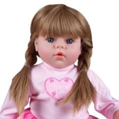 PLAYTO Maďarsky hovoriaca a spievajúca detská bábika Tina 46 cm