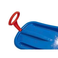 Baby Mix Sánkovací klzák s pohyblivou rukoväťou SNOW ARROW 74 cm modrý
