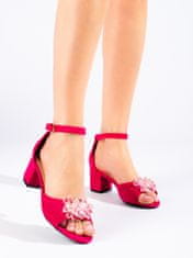 Amiatex Dámske sandále 100386 + Nadkolienky Gatta Calzino Strech, odtiene ružovej, 36