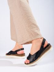 Amiatex Dámske sandále 100387 + Nadkolienky Gatta Calzino Strech, čierne, 36