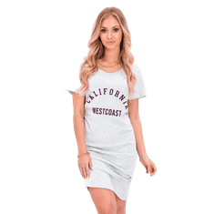 Edoti Dámska pyžamová nočná košeľa ULR191 sivá MDN121791 XL