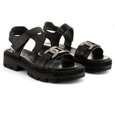 Tom Tailor Dámske sandále 5399603 black (Veľkosť 38)