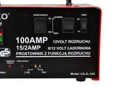 GEKO Nabíjačka autobatérií so štartom 6/12V, 100A G80021