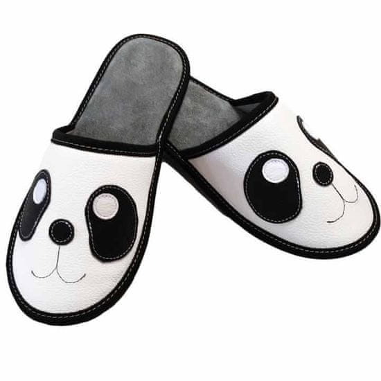 Copa cop Domáce papuče z kože Panda 43-44