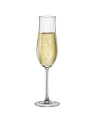 Crystalex Bohemia Crystal poháre na šampanské Attimo 180ml (set po 6ks)