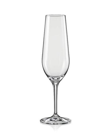 Crystalex Bohemia Crystal poháre na šampanské Amoroso 200ml (set po 2ks)