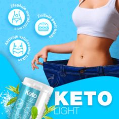 Keto Light+ Original - Proteínové produkty pre ketogénnu diétu 120g, Keto Light Shake Vegan, prášok, kokosová príchuť 