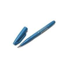 Pentel Popisovač Touch Brush - svetlo modrý