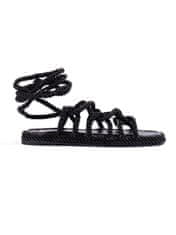 Amiatex Dámske sandále 100477 + Nadkolienky Gatta Calzino Strech, čierne, 40