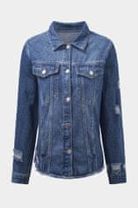 OMG! Dámska džínsová bunda Sovraq modrá S