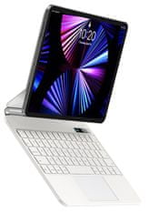 BASEUS puzdro s klávesnicou a digitálnym displejom Brilliance Series Pro pre Apple iPad 10 2022 10.9'' biela, ARJK020002