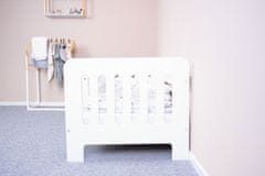 NEW BABY Detská posteľ so zábranou ERIK 140x70 cm biela