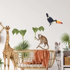 BAYO Samolepka na stenu Safari zvieratá II