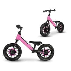 Qplay Detský balančný bicykel Spark ružový