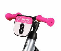 Detský balančný bicykel Player ružové
