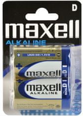 Maxell baterie LR20 2BP D Alkaline (LR20/2BP)
