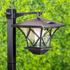 LUMILED 2x Solárna záhradná lampa LED do zeme RIBES 150cm