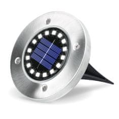 LUMILED 6x Solárna záhradná lampa LED do zeme HELIS 16×LED 1W 4000K Neutrálna biela