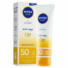 Nivea Protivráskový krém na opaľovanie SPF 50 (UV Face Q10 Anti-Age & Anti-Pigments) 50 ml