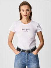 Pepe Jeans Biele dámske tričko Pepe Jeans New Virginia L