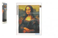 SMT Creatoys Diamantový obrázok Mona Lisa 40x30cm s doplnkami v blistri