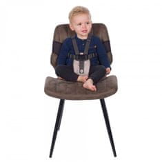 Dooky Prenosná textilná stolička Travel Chair Romantic Leaves Beige