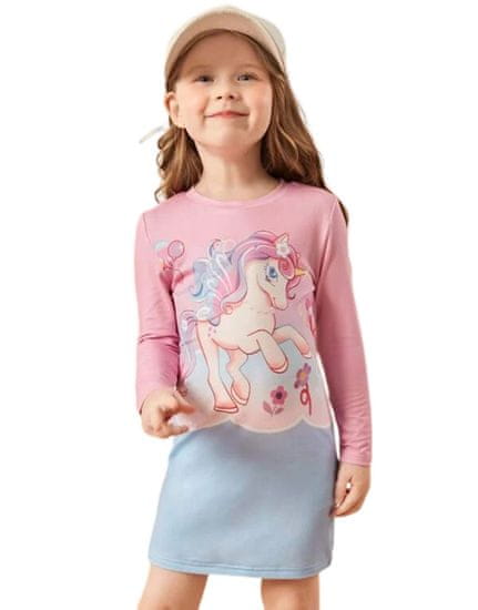 Unicorn Detské športové šaty s dlhými rukávmi veľkosť 104 - Unicorn
