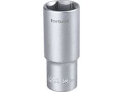 Fortum Hlavice nástrčné (4700524) hlavice nástrčná prodloužená, 1/2&quot;, 24mm, L 77mm, 61CrV5