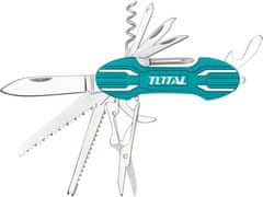 Total Vreckový nôž THMFK0156 nůž kapesní zavírací 15dílný, 95mm, nerez