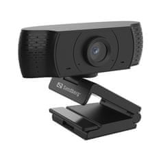 Sandberg Webkamera Webcam Office 1080p - černá