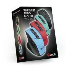 C-Tech Počítačová myš Ergo WLM-05 optická/ 6 tlačítek/ 1600DPI - černá