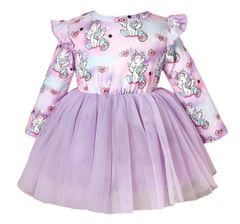 Unicorn Detské šaty s tutu sukňou veľkosť 98 - Jednorožec