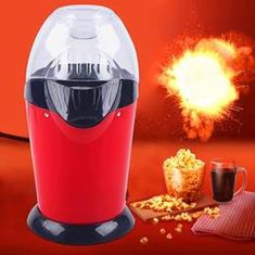 Retoo Beztukový automatický retro popcorn stroj