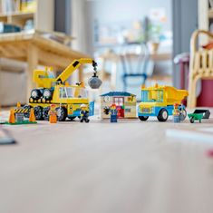 LEGO City 60391 Stavebná dodávka a demolačný žeriav